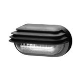 PANLUX Lamp SOG-M-40/C OVAL GRILL MAT 40W E27 IP44 black