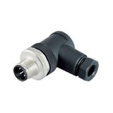 Field attachable connector, M12