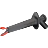 Alligator clip, green, max. 20 mm, L 130 mm, CAT IV, socket 4 mm, 66.9474-25