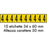 Adhesive label - 350x60 - 10 sheets / 10 labels each