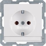 SCHUKO soc. out., Q.1/Q.3, p. white velvety