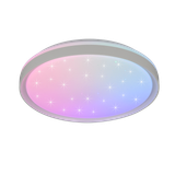 Solit LED ceiling lamp matt white starlight RGB