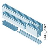 SIVACON, cable duct, L: 2000 mm, H: 75 mm, W: 125 mm