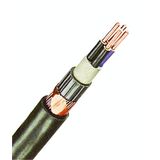 PVC Insulated Heavy Current Cable NYCY 5x2,5re/2,5 black (The price is shown without markup on metals. Request a quote for accurate information)