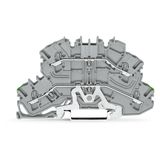 Double-deck terminal block Ground conductor/through terminal block sam