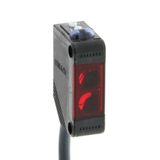 Photoelectric sensor, rectangular housing, red LED, retro-reflective, E3Z 7195E