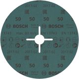 R780 fibre sanding disc, Best for Metal + Inox 180 x 22.23 mm, G50