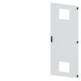 SIVACON, door, right, with cutout for filter fan, with ventilation openings