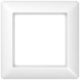 Frame 1-Gang White