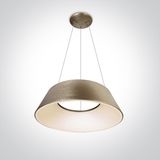 BRUSHED GOLD PENDANT 60W WW IP20 230V