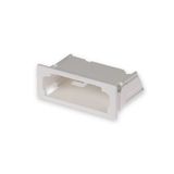 NK4PF.W | Panel mounting adapter 4p narrow, white