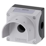 Enclosure for command devices, 22 mm, round, metal, gray, 1 command point