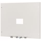 XMN4F08C-XMV Front plate, NZM4, 4p, fixed version, rotary handle with interlock, W=800mm
