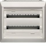 VegaD recessed panel 48M without door, with PE terminals