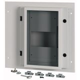 XTMP2N4FCC-H550W800 Front cover for 2x NZM4, fixed, HxW=550x800mm, IP55, grey