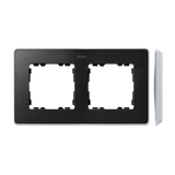 Double frame, Graphite, aluminium base