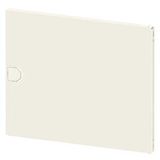 Sheet steel door for surface mounting 1-tier