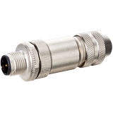 M12 male 0° A-cod. screw terminal 8-pol., max. 0.5mm², 6 - 8mm, shield