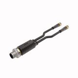 2-Way Splitter Y-Splitter with Cable, Male M12 × 1 - 2x Female M8 × 1   VBRS4.4-2PKG3M-1/1/TEL
