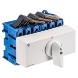 KA63 Changeover Switch 1-0-2, modular, 3-pole, 63A
