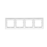 Single switch with backlight LED, 10AX, cream white/electro white