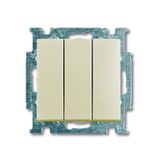 Switch Basic 55 3-gang 1-way ivory