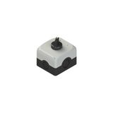 Complete unit with enclosure, selector and contacts