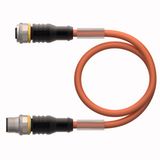 Actuator and Sensor Cable, PUR Extension Cable   RKC4.5T-0.5-RSC4.5T/TXO