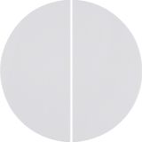KNX radio button 2gang quicklink, R.1/R.3/1930/R.cl., p. white glossy