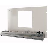 XMIX40F10D Mounting kit: IZMX40, fixed mounted design, W=1000mm, grey