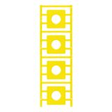 SwitchMark, Device markers, 44 x 44 mm, for cam switches, ABB, Type ON and OL40, yellow