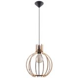 HANGING LAMP ARANCIA NATURAL WOOD E27 1X60W IP20