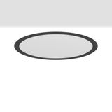 TOLEDO FLAT+ round, 22...33 W, 3050...4450 lm, 830, 840, anthracite, o