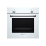 Bosch Oven | HBF010BV1S | 66 L | Electric | Manual | Control knob | Height 59.5 cm | Width 59.4 cm | White