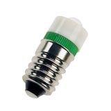 E10 T10X24 S.LED Green 235V AC/DC