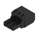 PCB plug-in connector, female plug, 7.62 mm, Number of poles: 3, 180°, PUSH IN without actuator, Tension-clamp connection, Clamping range, max. : 10 mm², Box