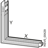 BD2A-1000-LV KNEE FRONTSIDE X 0,36M / Y 0,36 M 500A-1000A