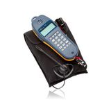 Fluke TS25D test set with ABN kit, includes pouch and earpiece
