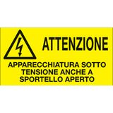 Adhesive label - Dimensions: 330 x 170 mm