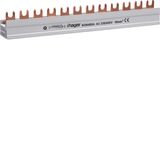 Insulated busbar 4P 80A fork 16mm² 12M