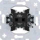 Rocker switch, normally open, flush-mounted, 1-pole, 10A/250V, IP20, illuminated