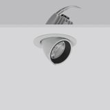 GOLAS mini, 29 W, 3400 lm, 940, silver, DALI Recessed projectors, D 14