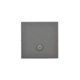 Single button for switches and push buttons, graphite mat