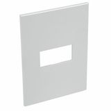 Arteor™ - American and South African standard plate square version 1 horizontal modules for 2'' x 4'' box - Soft Alu