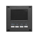 Digital room thermsotat - top part, heating, anthracite