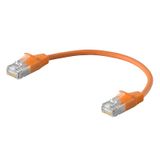 Patch cable, RJ45 IP30 (plugged), RJ45 IP30 (plugged), Cat. 6, LSZH, 0.15 m, , straight, 4 kV