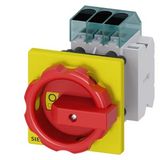 Switch disconnector 3LD3, Iu 32 A main control switch 3-pole + N