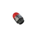 LED signalling light, red