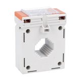 Current transformer, accuracy solid-core, for Ø28mm cable. For 30X10mm, 25X15mm, 20X20mm busbars, 400A