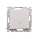 Intermediate switch, 10AX, matt aluminum